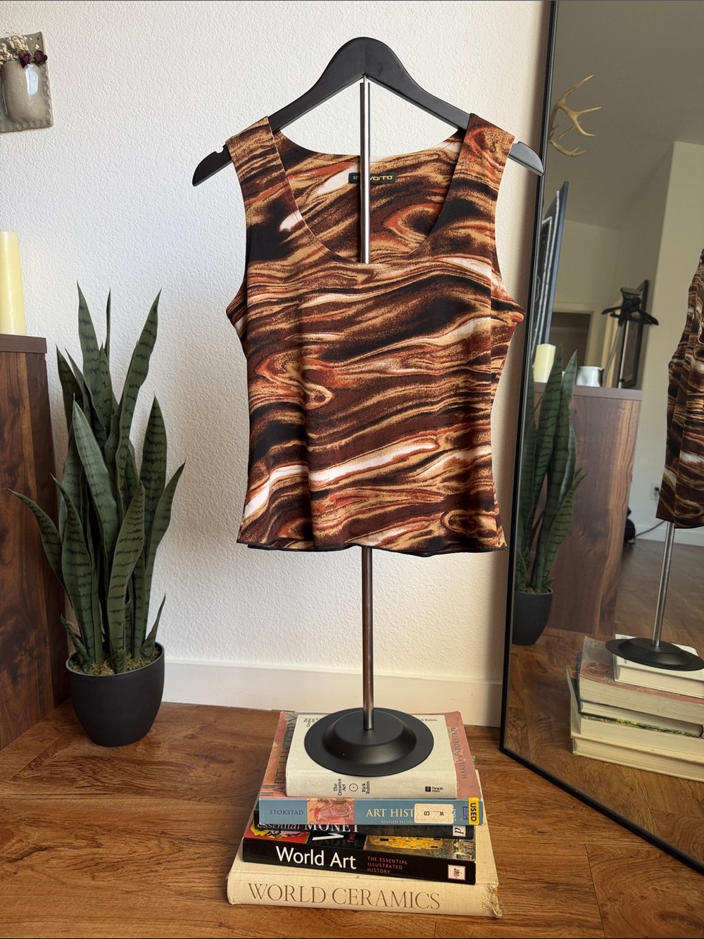Y2K 90’s Eva Varro Tank Top Blouse Shirt